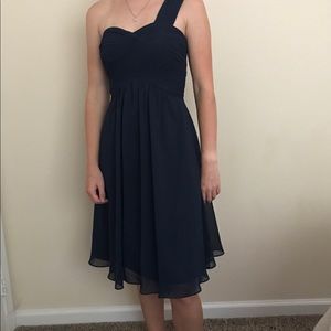 AZAZIE dark navy bridesmaid dress